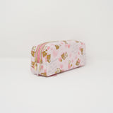 2017 Rilakkuma & Korilakkuma Two Zipper Pen Pouch - Heart Pattern