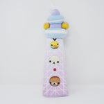 (No Tags) 2018 Rilakkuma, Korilakkuma, Kiiroitori Skytree Tower Plush Set - Skytree Town Solamachi Store Limited - San-X