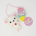 2010 Korilakkuma with Ice Cream Cone Plush Shoe Keeper - Ice Cream