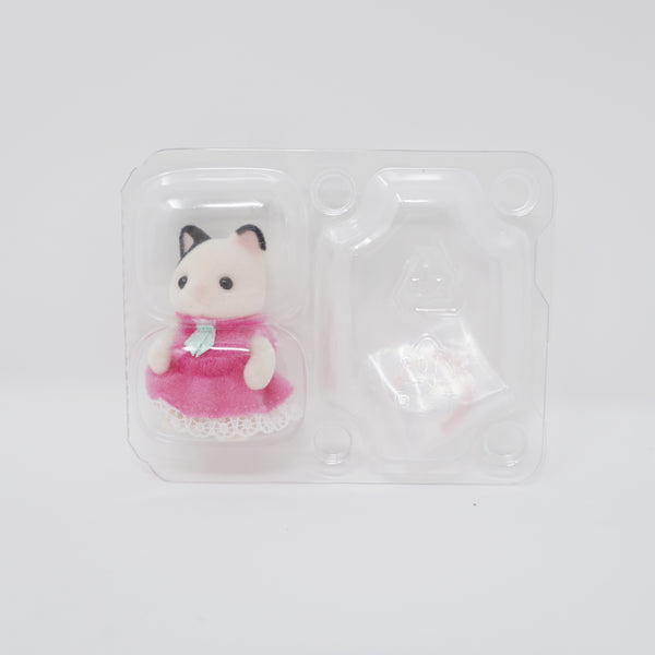 (Secondhand) Peppermint Tuxedo Cat from Baby Costume Series Blind Bag - Baby Collectibles - Calico Critters