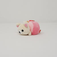 2019 Strawberry Roll Korilakkuma Plush Keychain - Japanese Sweets Theme