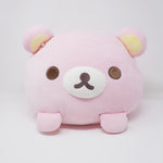 (No Tags) 2019 Pink Rilakkuma Super Mochi Sakura Plush Cushion - Store Limited - San-X