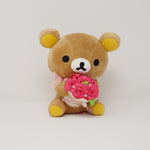 2013 Rilakkuma with Bouquet  Plush - Rilakkuma Store Limited Rose Theme