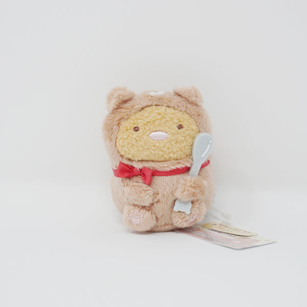 2022 Tonkatsu Bear Tenori Plush - Bear Cafe Theme Sumikkogurashi - San-X