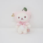 (No Tags) 2022 Korilakkuma Cherry Plush Keychain - Rilakkuma KoriKogu's Jewel Cherry Theme - San-X