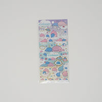 Jinbesan Stickers A. (Purple Background) - Kokujira's Dream