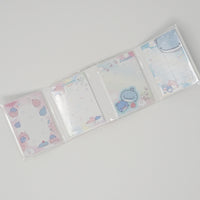 Jinbesan Opening Memo with Erasers A. Jinbesan Pink Background - Kokujira's Dream