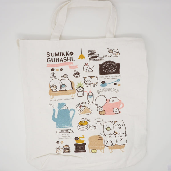 Sumikkogurashi Large Crossbody Tote Bag - Sumikko Cafe