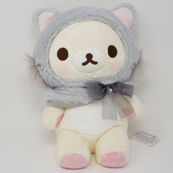 2017 Grey Cat Korilakkuma (Medium) Plush - Cat Theme