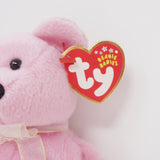 2002 Sakura II Bear Pink Plush - TY Beanie Babies Japan Exclusive