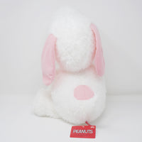 2018 Fuzzy Pink Snoopy Lying Plush - Peanuts Japan