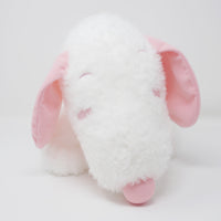 2018 Fuzzy Pink Snoopy Lying Plush - Peanuts Japan