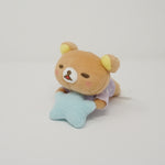 2019 Rilakkuma with Star Plush Keychain - Rilakkuma Pajama Party