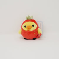 2018 Kiiroitori in Strawberry Costume Plush Keychain - Strawberry Party