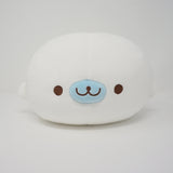 White Mamegoma Super Mochi Round Super Mochi Plush - Mamegoma Cafe