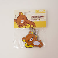 Rilakkuma with Dango Enamel Keychain