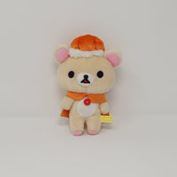2013 Korilakkuma with Pumpkin Hat and Cape (Prize Toy) Plush Keychain