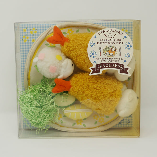 Nyannyannyanko Restaurant Shrimp Plate Plush Playset