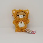 2014 Rilakkuma in Cat Costume Plush Keychain - Cat Theme
