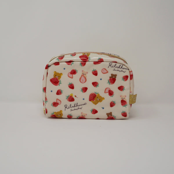 2018 Zipper Cosmetic Pouch  - Strawberry Party