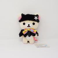 2010 Korilakkuma with Black Cape and Rainbow Bow Plush - 7th Happy Halloween