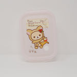 2013 Clear Storage Box (Pink)  - Happy Natural Time Rilakkuma