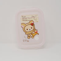 2013 Clear Storage Box (Pink)  - Happy Natural Time Rilakkuma