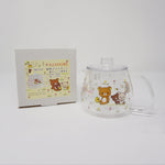 2017 Rilakkuma Glass Tea Pot  - Honey Forest Theme