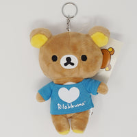 Blue T-Shirt Korilakkuma Plush Keychain