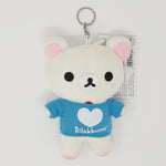 Blue T-Shirt Korilakkuma Plush Keychain