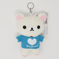 Blue T-Shirt Korilakkuma Plush Keychain