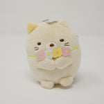 Neko with Flower Necklace Plush Keychain - Neko Siblings Theme