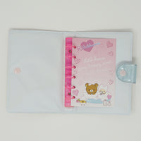 2013 Ring Bound Booklet with Sticker Collecting Sheets - Rilakkuma Heart Bath Time Theme