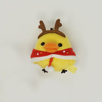 2014 Kiiroitori with Antlers Prize Toy Plush Keychain - Christmas
