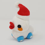 2007 Rolling Toy Duck with Christmas Hat Prize Toy Plush - Christmas