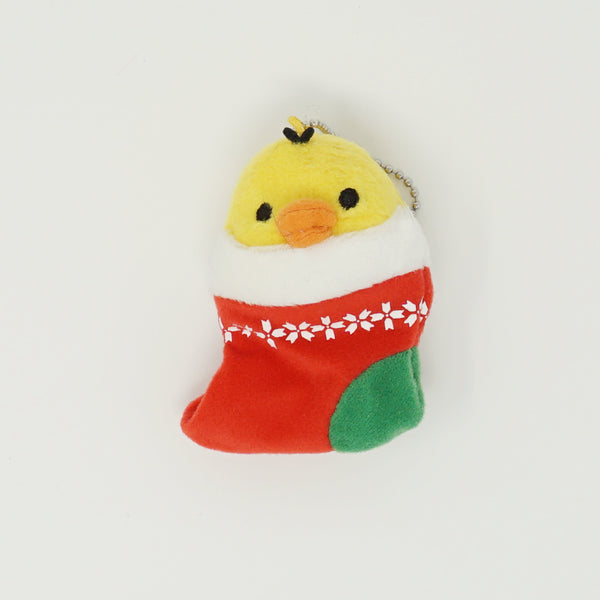 2015 Kiiroitori in Christmas Stocking Prize Toy Plush Keychain - Christmas