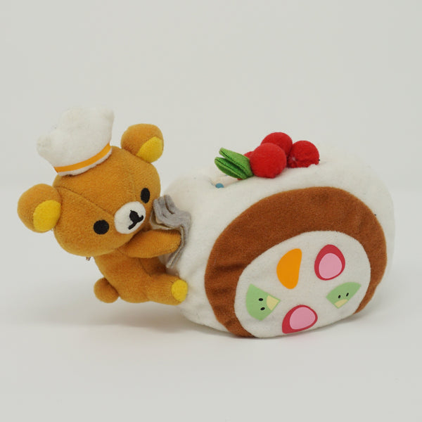 Fruit Roll Cake with Chef Rilakkuma Plush - Rilakkuma Cafe