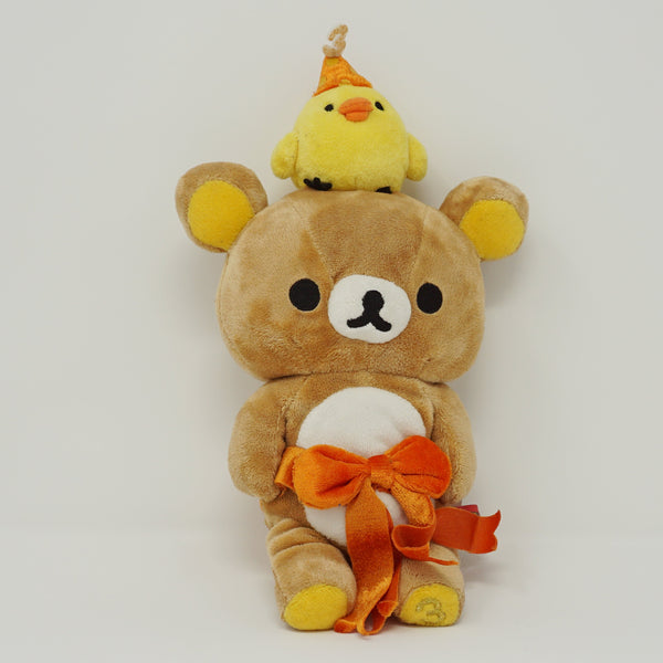 2006 Rilakkuma and Kiiroitori with Bow Plush - 3rd Anniversary