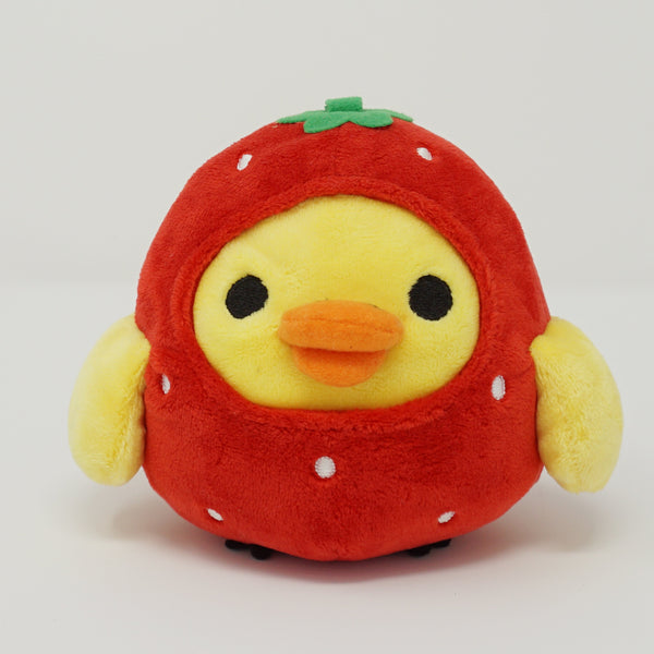 Kiiroitori in Strawberry Costume Plush - Strawberry Theme