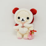 2007 Korilakkuma with Stocking and Cape Plush - Christmas Rilakkuma Store Limited