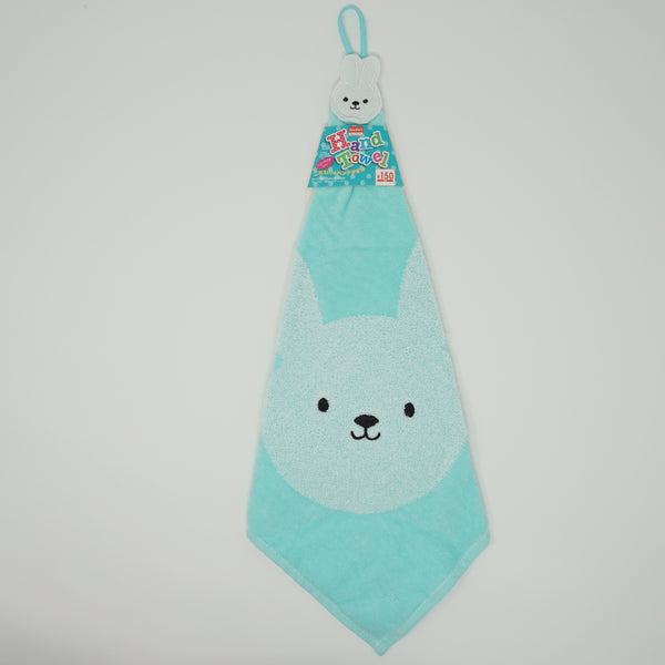 Blue Rabbit Hand Towel
