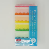 Colorful 3-Layer Kitchen Sponges