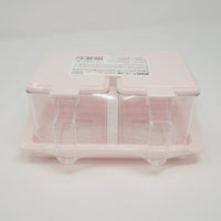 Kitchen Condiment Case with Lid - Pink
