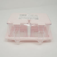 Kitchen Condiment Case with Lid - Pink