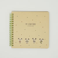 Spiral Scrapbook Notebook - Panda