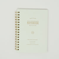 Pastel Spiral Notebook - Pale Green