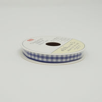 Blue Gingham Ribbon - Thin Size