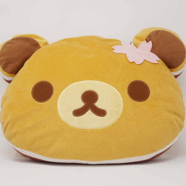 Rilakkuma Snack Cushion with Sakura Flower  - Sakura Prize Toy