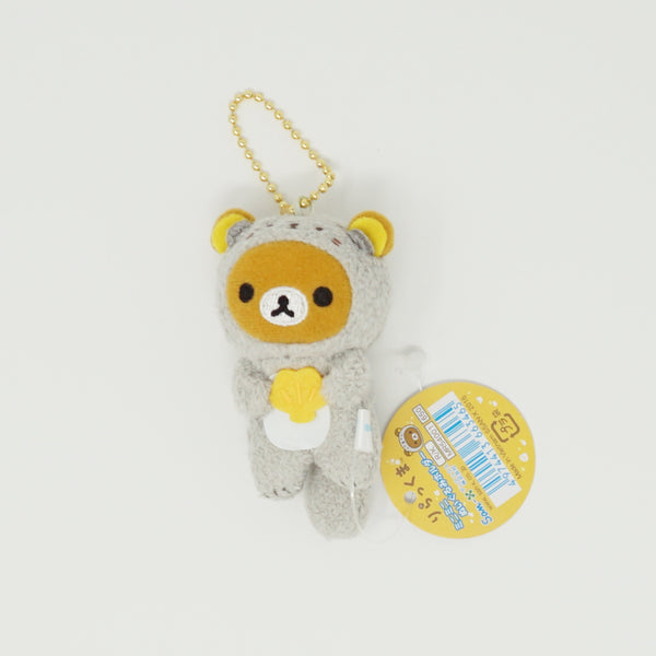 2016 Rilakkuma Mini Plush Keychain - Lazy Otter Theme