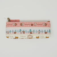2016 Chairoikoguma Zipper Pen Pouch  - Gloves Gift Theme - Rilakkuma